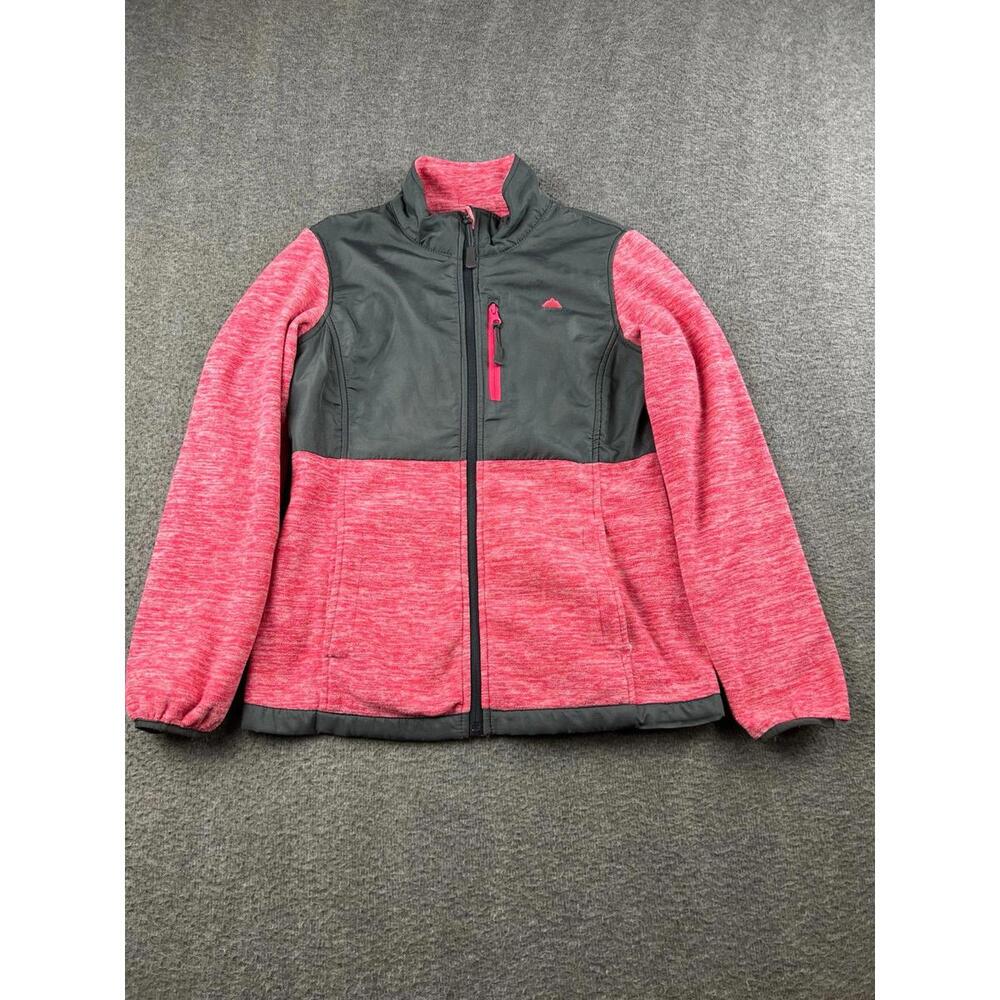 Snozu Women's Fleece Jacket Medium Pink and Black‎
